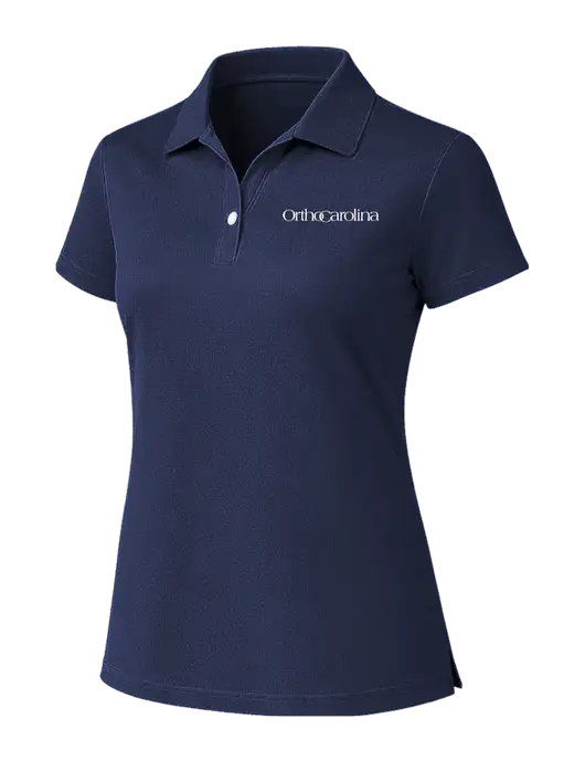 Sport-Tek Womens UV Micropique Dark Navy Polo w/OrthoCarolina Logo