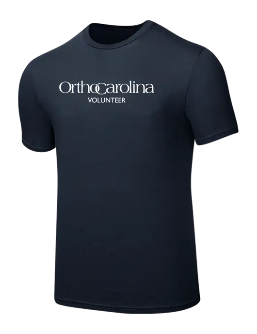 Seriously Soft Navy T-Shirt w/OrthoCarolina Logo