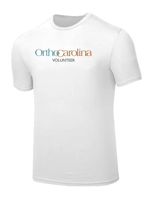 Seriously Soft White T-Shirt w/OrthoCarolina Logo